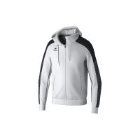 Erima Evo Star Trainingsjacke mit Kapuze Kinder - weiß/schwarz - 152