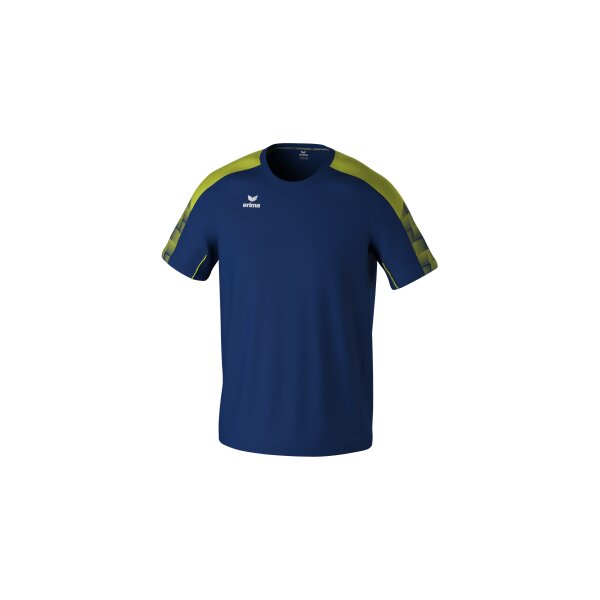 Erima Evo Star T-Shirt Herren - new navy/lime - 2XL