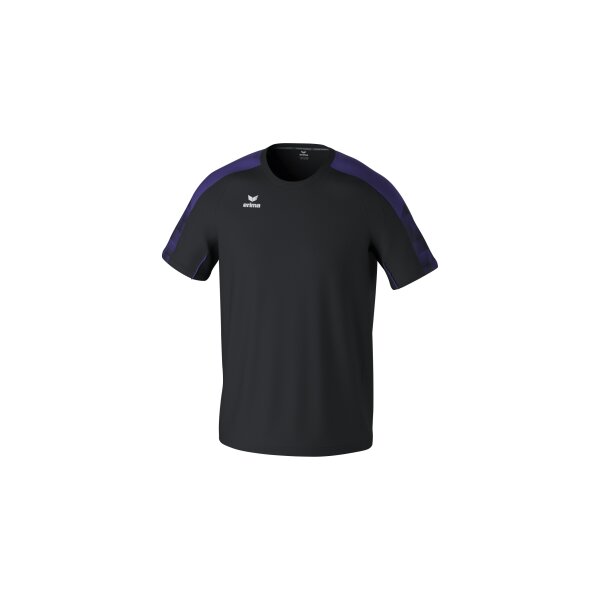 Erima Evo Star T-Shirt Herren - schwarz/ultra violet - XL