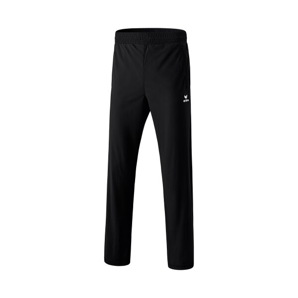 Erima Hose mit durchgehendem RV Kinder - schwarz - 152