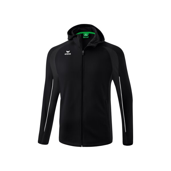 Erima Liga Star Trainingsjacke mit Kapuze Herren - schwarz/weiß -
