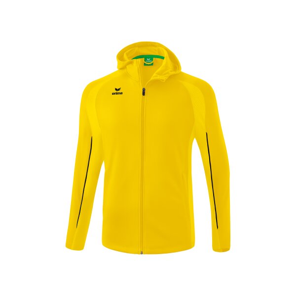 Erima Liga Star Trainingsjacke mit Kapuze Kinder - gelb/schwarz -