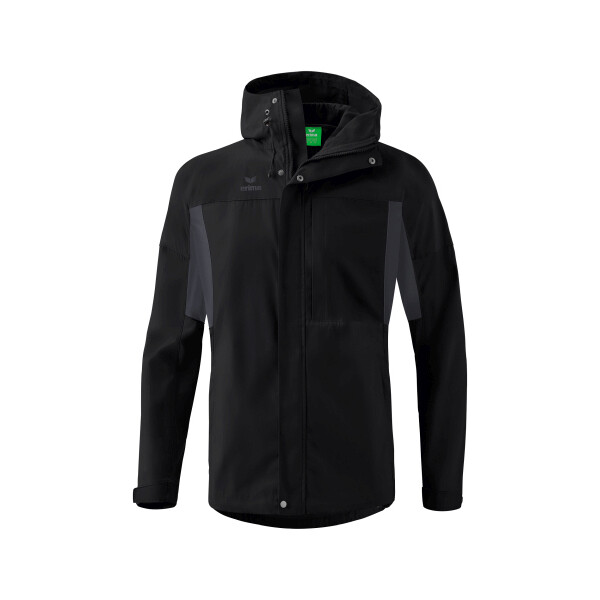 Erima Multifunktionsjacke Herren - schwarz - 2XL