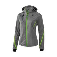 Erima Softshelljacke Function Damen - grau melange/green gecko - 36