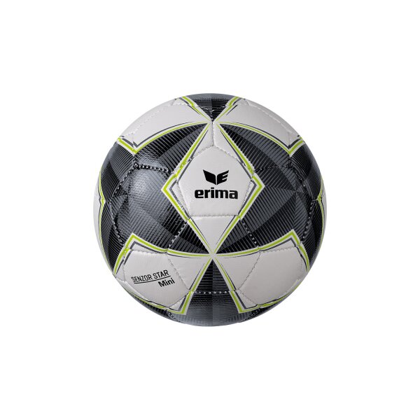 Erima Senzor Star Match Mini Fußball Unisex - schwarz/grau