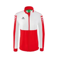Erima Six Wings Präsentationsjacke Damen - rot/weiß