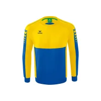 Erima Six Wings Sweatshirt Herren - new royal/gelb
