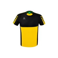 Erima Six Wings T-Shirt Herren - gelb/schwarz