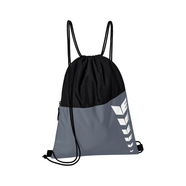 erima Six Wings Turnbeutel Unisex - slate grey/schwarz