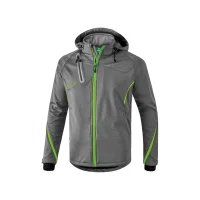 Erima Softshelljacke Function Kinder - grau melange/green...