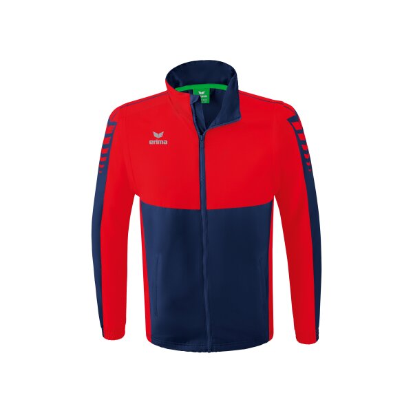 Erima Six Wings Jacke mit abnehmbaren Ärmeln Herren - new navy/ro