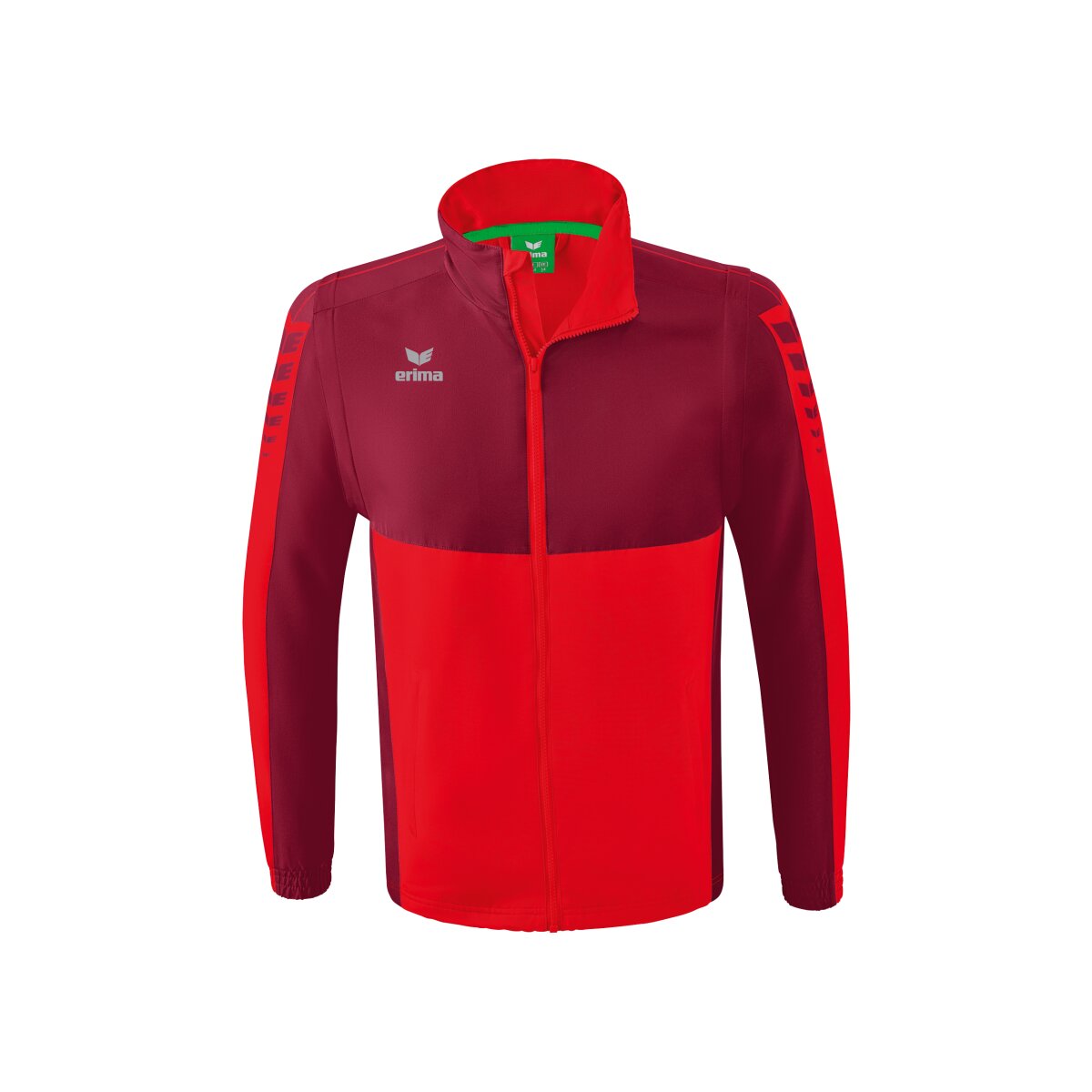 Erima Six Wings Jacke mit abnehmbaren Ärmeln Herren rot/bordeaux