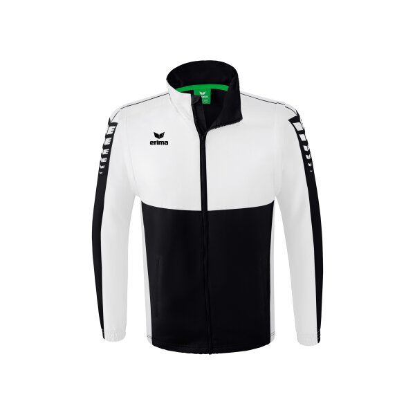 Erima Six Wings Jacke mit abnehmbaren Ärmeln Herren - schwarz/wei