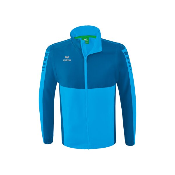 Erima Six Wings Jacke mit abnehmbaren Ärmeln Herren - curacao/myk