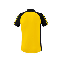 Erima Six Wings Poloshirt Herren - gelb/schwarz - XL