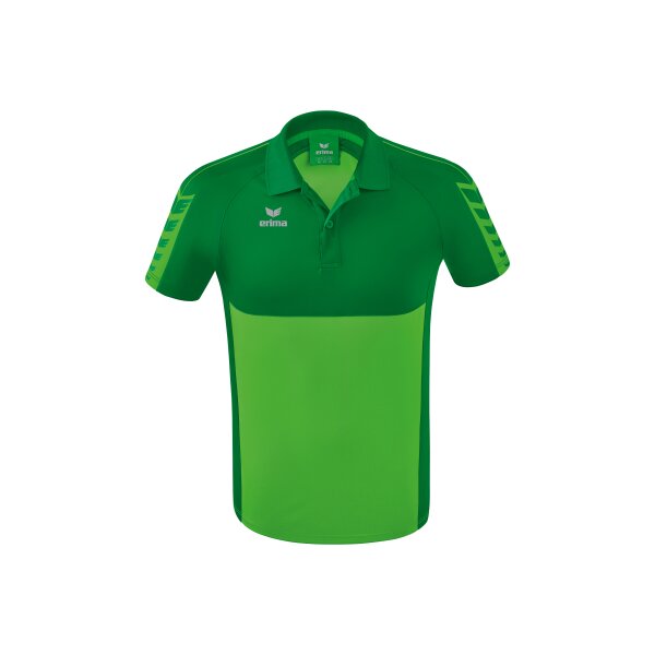 Erima Six Wings Poloshirt Herren - green/smaragd - XL
