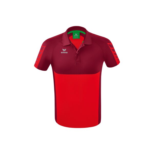 Erima Six Wings Poloshirt Herren - rot/bordeaux - 3XL