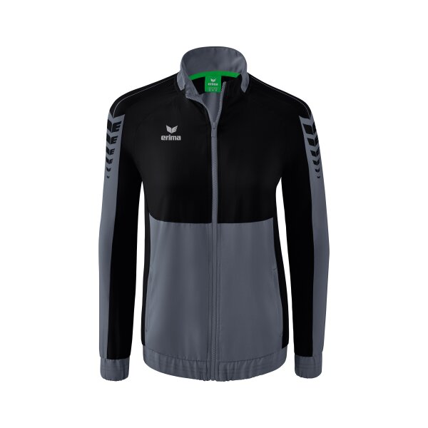 Erima Six Wings Präsentationsjacke Damen - slate grey/schwarz - 3