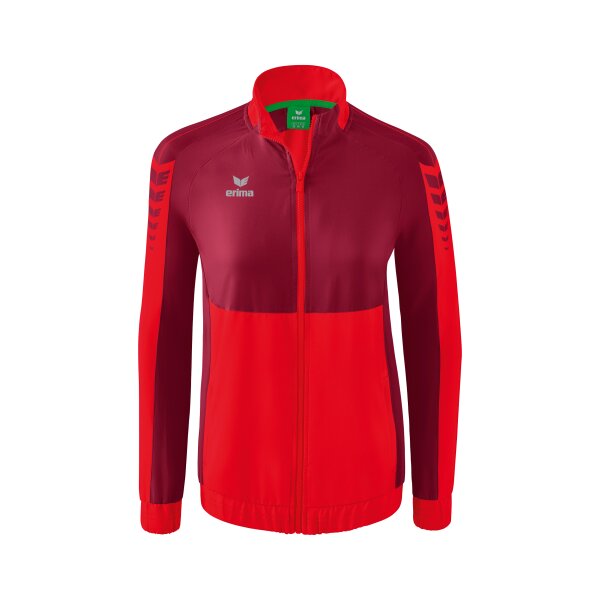 Erima Six Wings Präsentationsjacke Damen - rot/bordeaux - 40