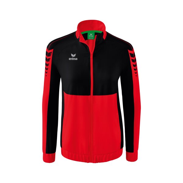 Erima Six Wings Präsentationsjacke Damen - rot/schwarz - 36