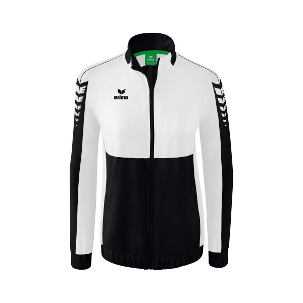 Erima Six Wings Präsentationsjacke Damen - schwarz/weiß - 36