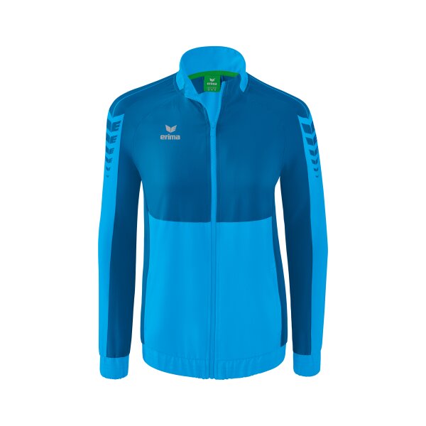 Erima Six Wings Präsentationsjacke Damen - curacao/mykonos - 42