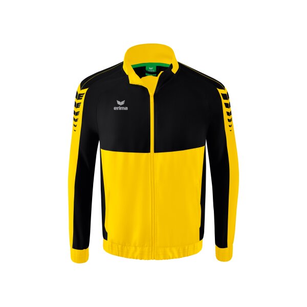 Erima Six Wings Präsentationsjacke Herren - gelb/schwarz - M