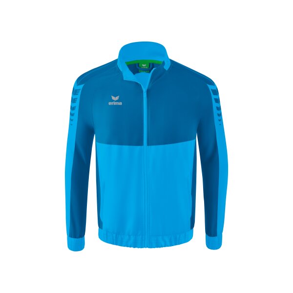 Erima Six Wings Präsentationsjacke Herren - curacao/mykonos - M
