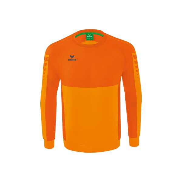 Erima Six Wings Sweatshirt Herren - new orange/orange - L