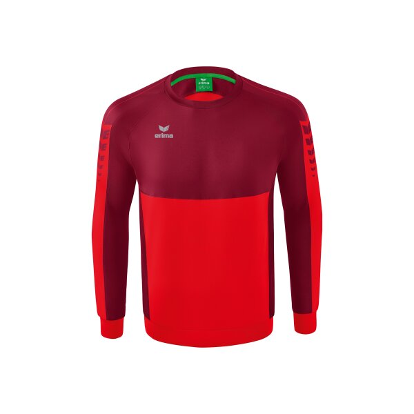 Erima Six Wings Sweatshirt Herren - rot/bordeaux - L