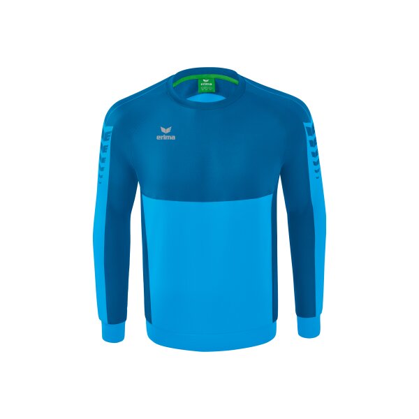 Erima Six Wings Sweatshirt Herren - curacao/mykonos - L