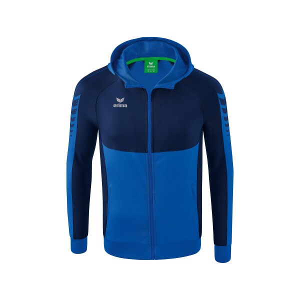 Erima Six Wings Trainingsjacke mit Kapuze Herren - new royal/new