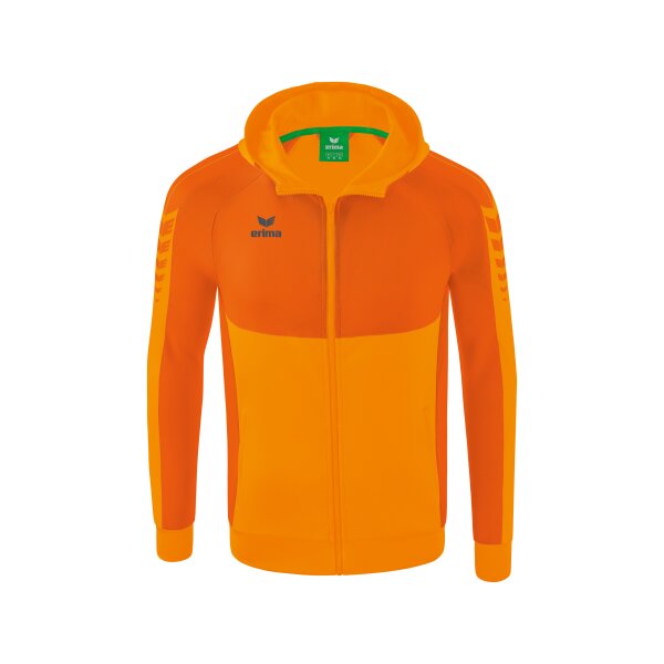 Erima Six Wings Trainingsjacke mit Kapuze Herren - new orange/ora