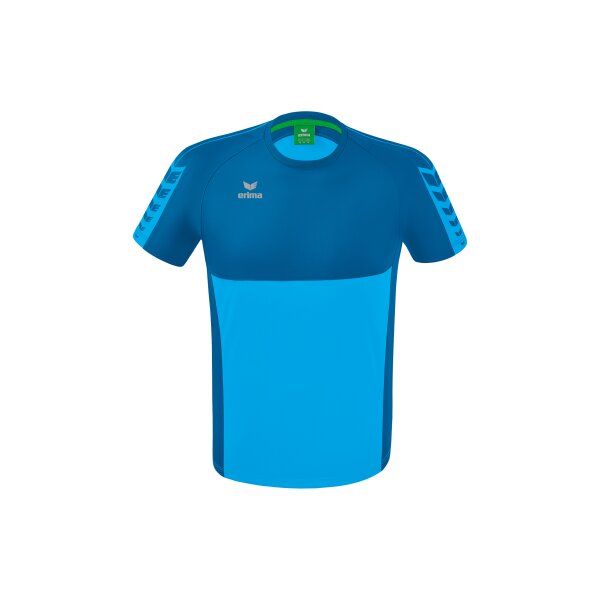 Erima Six Wings T-Shirt Herren - curacao/mykonos - S