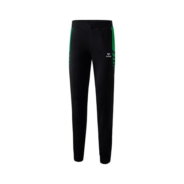 Erima Six Wings Worker Hose Damen - schwarz/smaragd - 34