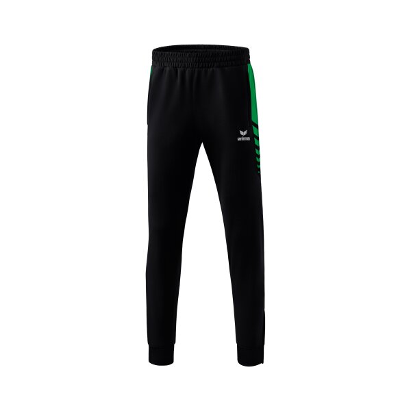 Erima Six Wings Worker Hose Kinder - schwarz/smaragd - 164