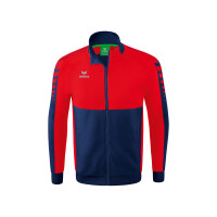 Erima Six Wings Worker Jacke Kinder - new navy/rot - 116