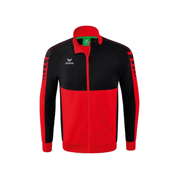 Erima Six Wings Worker Jacke Kinder - rot/schwarz - 152