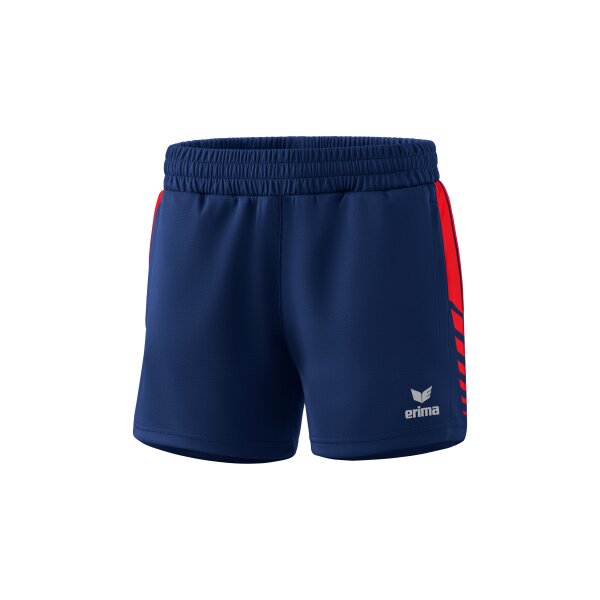 Erima Six Wings Worker Shorts Damen - new navy/rot - 42