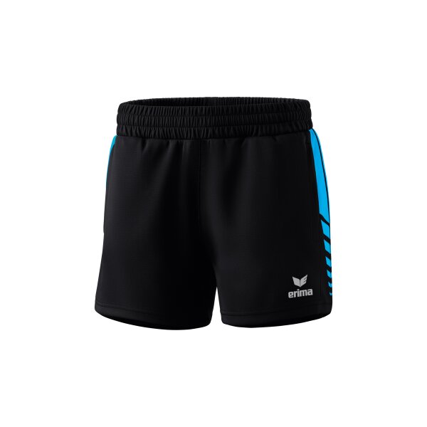 Erima Six Wings Worker Shorts Damen - schwarz/curacao - 34