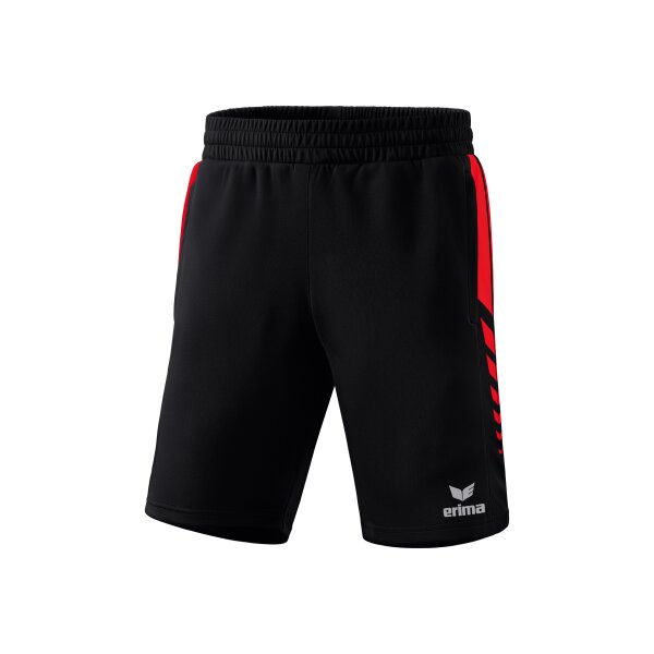 Erima Six Wings Worker Shorts Herren - schwarz/rot - 2XL