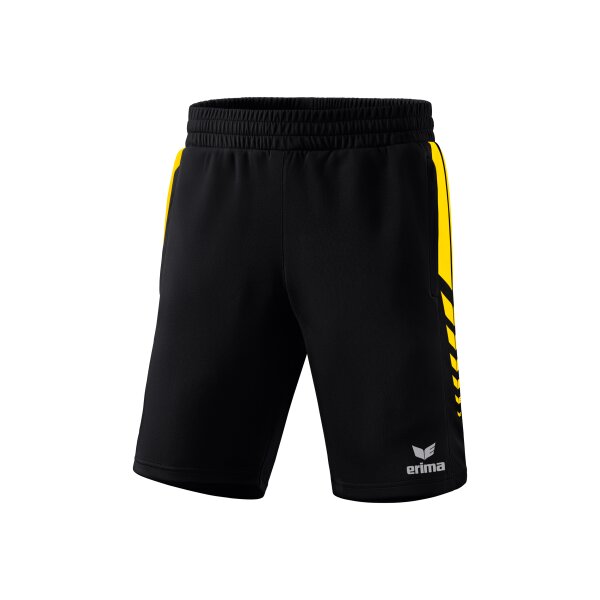 Erima Six Wings Worker Shorts Herren - schwarz/gelb - S
