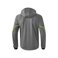 Erima Softshelljacke Function Kinder - grau melange/green gecko - 164