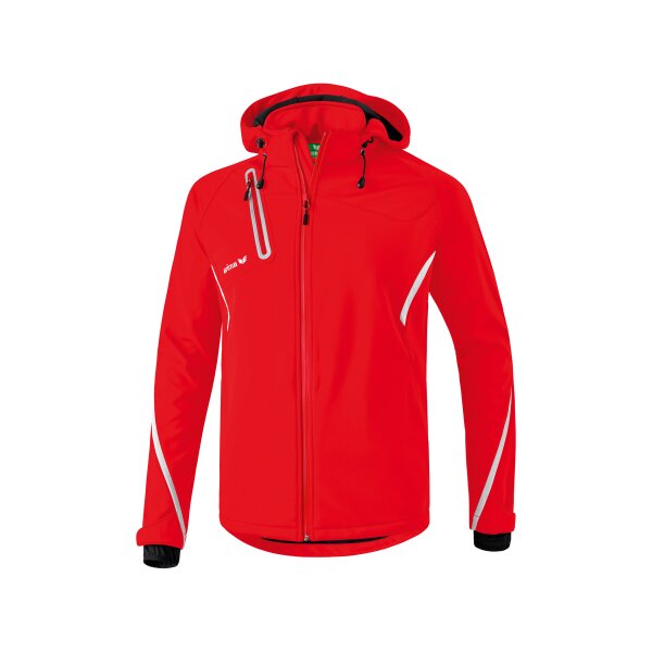 Erima Softshelljacke Function Kinder - rot/weiß - 152