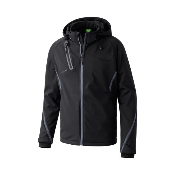Erima Softshelljacke Function Kinder - schwarz/anthrazit - 164
