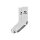 Erima GRIP Trainingssocke Herren - weiß/schwarz