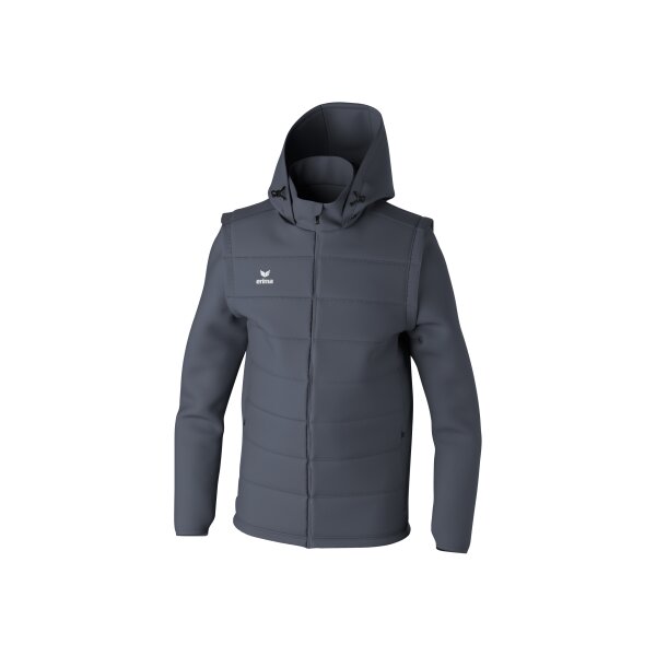 Erima Team Jacke mit abnehmbaren Ärmeln Herren - slate grey - 2XL
