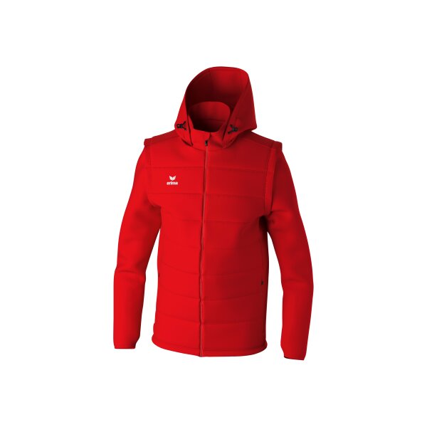 Erima Team Jacke mit abnehmbaren Ärmeln Herren - rot - M