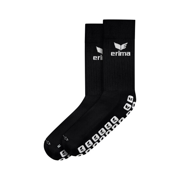 Erima Trainingssocke GRIP Herren - schwarz/grau - 47-50