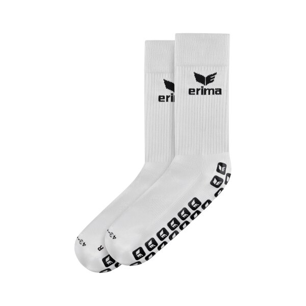 Erima Trainingssocke GRIP Herren - weiß/schwarz - 39-42